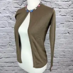 LANVIN カーディガン　オリーブ　サイズ38　756のサムネイル