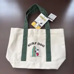 新品　スヌーピー　PEANUTS サーフドッグ ミニトートバッグ