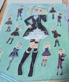 アイカツ！ クリアファイル フラットガシャポン　藤堂ユリカ