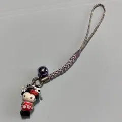 ご当地キティ　根付　ストラップ　浅草　時代姫