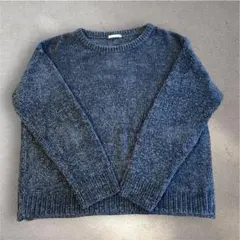 【GU】クルーネックニット