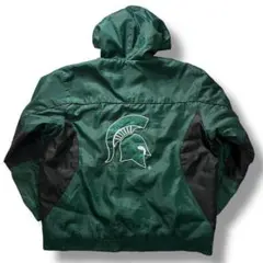 スパルタンズ 90s G-III ミシガン NCAA ナイロンジャケット 古着