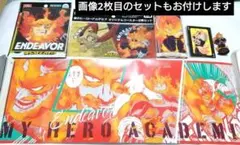 【エンデヴァー】まとめ売り 6点 色紙 コースター ヒロアカ キャラポス