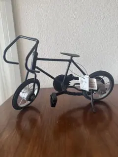 1月末まで！アンティーク　自転車 ミニチュア ブラック