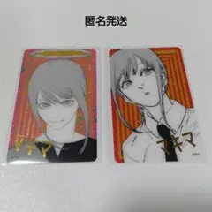 チェンソーマン　箔押し　クリアカード　マキマ　2枚