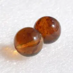スマトラ産 ブルー アンバー（13.7mm）SB_137_01（2個）