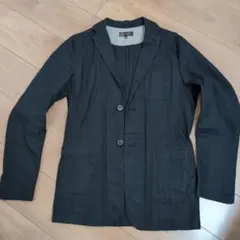 MICHEL KLEIN ブラックストライプ ブレザー 48