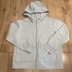 UNIQLO ライトブルー フルジップパーカー 120