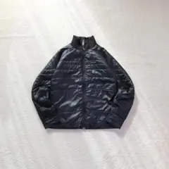 Reebok リバーシブル ナイロンジャケット ブラック 刺繍 y2k