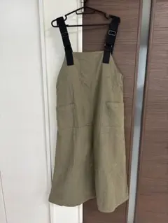 ジャンパースカート　カーキ　グローバルワークのサムネイル