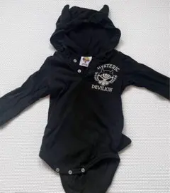 HYSTERIC DEVILKIN フードとしっぽ付きロンパース