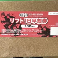 ジャングルジャングル リフト1日引換券 4枚セット（2025-2026） 2026年最新】黒伏高原スノーパークジャングル・ジャングルの人気