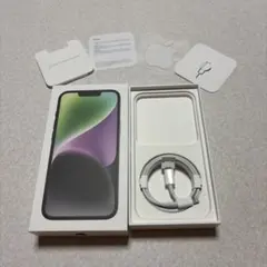Apple iPhone14(2023年モデル)空箱、充電コード等付属品