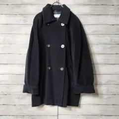 美品◎MaxMara Pコート 銀タグ ウール コート 高級 黒 ブラック M 2025年最新】コート マックスマーラ シルバータグの人気アイテム