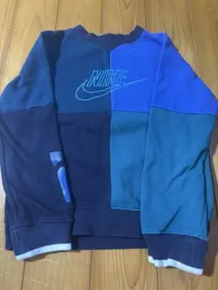 NIKE キッズ トレーナー マルチカラー 刺繍ロゴ XS
