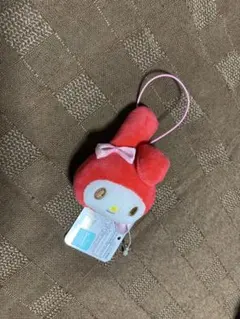 マイメロディ ぬいぐるみストラップ 赤