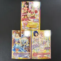 アイカツ！カード PR 3枚セット（大空あかり・香澄夜空・七倉小春）