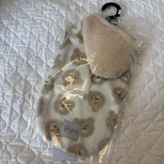 犬服　ボアパーカー　3号　くま柄