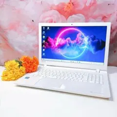 タッチパネル快適SSD☆i7☆爽やか白ノートPC♪ブルーレイ&カメラ