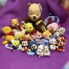 Disney ディズニー かわいいぬいぐるみ マスコットまとめ売り☆レア