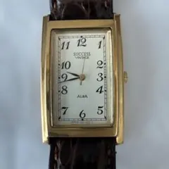 SEIKO セイコー ALBA タンク　ゴールド　文字盤　ジャンク