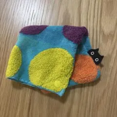 マツノアツコ　猫　タオルハンカチポーチ