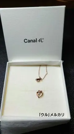 Canal 4C. ハート型ネックレス.SILVER.銀