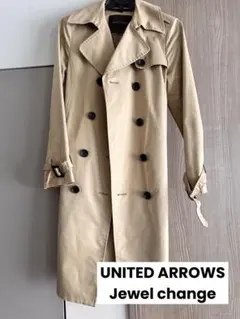 ユナイテッドアローズ(ジュエルチェンジ)ベージュ トレンチコート サイズM