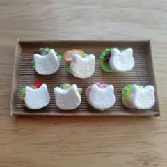 ミニチュア④ねこのサンドウィッチ7個セット