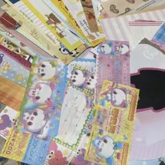 平成レトロ】バラメモ/メモ帳/おすそ分け/お札/わんこ/平成女児/セット