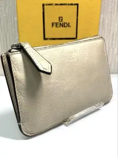 FENDI フェンディ　レザー　フラグメントケース　カードケース　コインケース