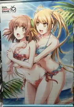 茅ヶ崎千春&天王寺彩夏 アイドルデスゲームTV B2タペストリー