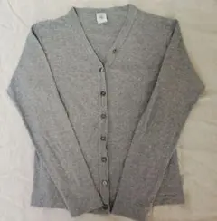 プチバトー　カーディガン　12a 150cm メランジグレー