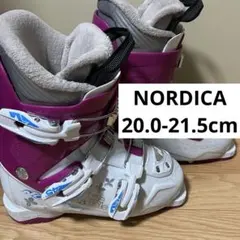 スキーブーツ キッズ 20 21 21.5 ノルディカ NORDICA 女の子