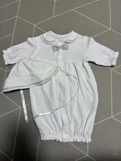 ホワイト セレモニースーツ 帽子付き