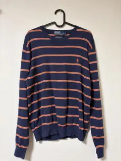 Polo by Ralph Lauren ボーダー コットンニット セーター