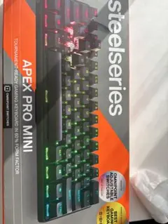Steelseries ラピッドトリガー 搭載 ゲーミングキーボード ミニサイズ