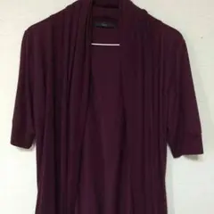 五分袖カーディガン