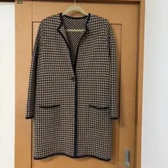 現行 リバーシブルノーカラーコート ブルーレーベルクレストブリッジ 