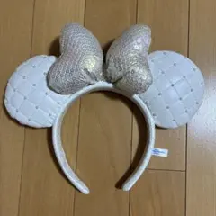 ミッキー耳カチューシャ ホワイト
