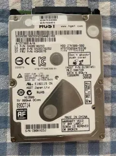 HGST Z5K500-500 500GB 内蔵型ハードディスクドライブのサムネイル