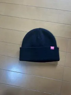 KROOKED SKATEBOARDS 黒 ブラック ニット帽 ビーニーのサムネイル