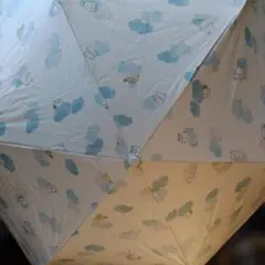 Wpc. 日傘 遮光 ちいかわ ねむい ミニ ブルー 遮熱晴雨兼用