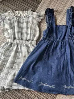 ノースリーブワンピース2点セット