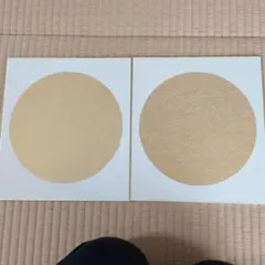 金色 円形 和紙 色紙2枚セット