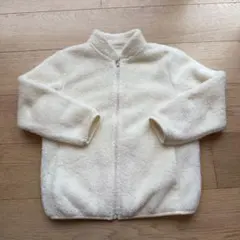 UNIQLO フリース　ホワイト　110.