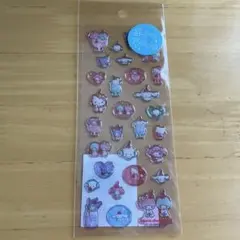 サンリオ　ぷっくりシール　キキララ、クロミ、シナモン、キティ、こぎみゅん
