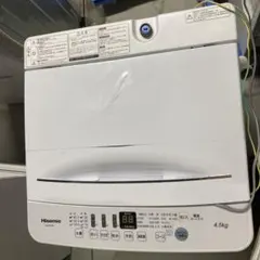 Hisense 縦型洗濯機 4.5kg 2020年製のサムネイル