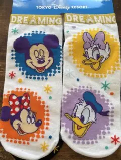 ディズニーキャラクター　靴下二足セット