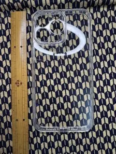 iPhone15Pro Max用ハイブリッドクリアケース　ラスタバナナ